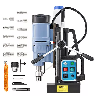 CREWORKS Magnetic Drill Press 13900N Mag Force 2  Boring Dia. 650rpm 11 Bits • $166.47