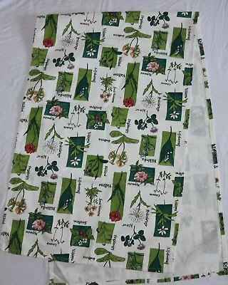 IDE & ART SWEDEN Cotton Botanical Print Table Runner 18 X 58 NWOT • $24.99