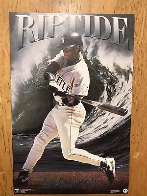 Ken Griffey Jr Mariners Rip Tide 4x6 Mini MLB Advertising Poster Sleeved • $12