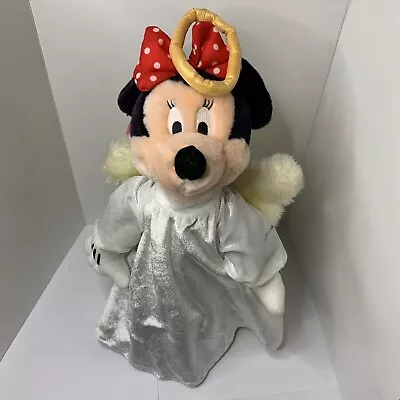 VTG Y2K NWT Disney Minnie Mouse Plush Tree Topper 16” Angel Wings Halo Christmas • $44.99