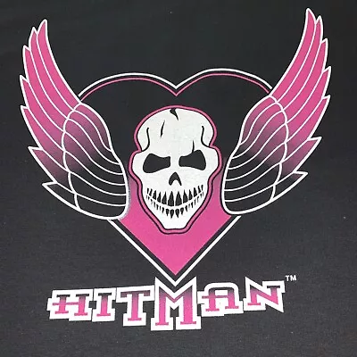 Vtg WWF WWE Wrestling T Shirt Adult XLarge Black Pink Bret Hitman Hart 2006 NWOT • $59.99