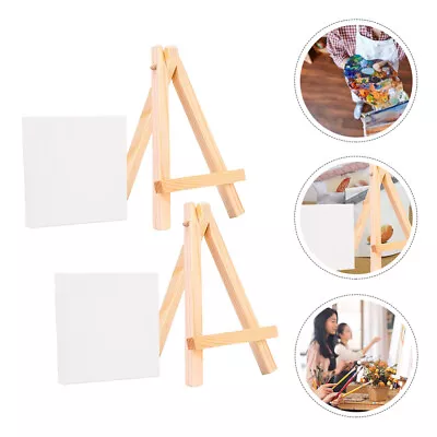 Miniature Easel Stand Miniature Canvas Small Painting Canvas • $9.19