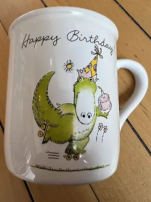 Hallmark Rim Shots Alligator Happy Birthday Vintage Coffee Mug Cup  • $14.99