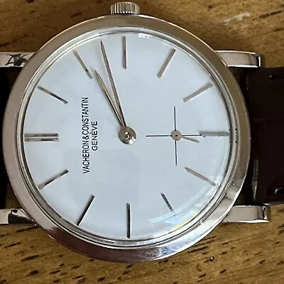 Mens Vacheron Constantin 18K White Gold With 18K White Solid Gold Deployant • $1