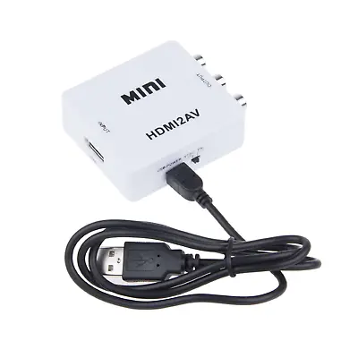 Fronttech 1080P Mini HDMI To AV Adapter • $16