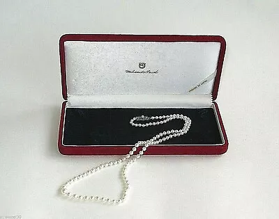 AKOYA MIKIMOTO VTG PEARL NECKLACE 25  STERLING SILVER CLASP Appraised $2260 • $1500