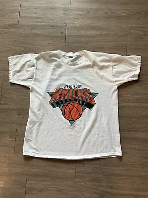 Rare Vintage 1998 Knicks Vs Miami Heat Playoffs Roster Tee Size (2XL) • $50