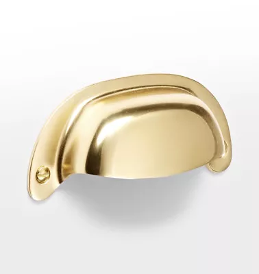 $11.19 • Buy NEW Rejuvenation MASSEY 4  BIN PULL, Aged Brass Finish (C100254/Cup)