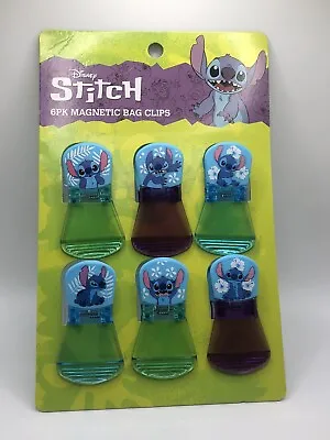 Disney Stitch Magnetic Bag Clips 6pk • $16