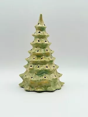 Vintage Ceramic Christmas Tree No Lights No Base 8.25”x5” • $33