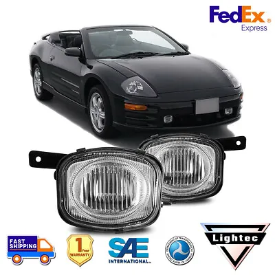 For 2000 2001 2002 Mitsubishi Eclipse Fog Lights Front Bumper Driving Lamp Clear • $39.99
