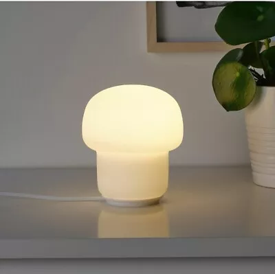 Ikea TOKABO Table Lamp Glass Opal (NO BULB) - NEW • £18.78