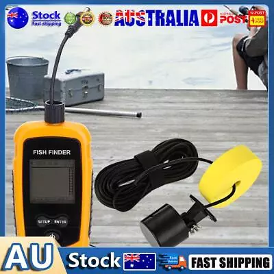 100M Sonar Depth Sounder LCD Display Sonar Fishing Detector For Lake Sea Fishing • $51.82