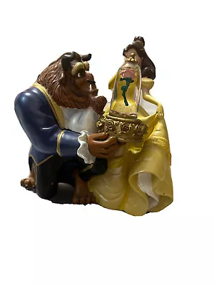 $30 • Buy Disney. Belle Beauty And The Beast Snow Globe Rose In Dome Music Box.
