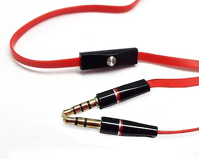 $8.39 • Buy Replacement Red 3.5mm Audio AUX Cable Lead For Monster Beats Studio Solo HD Pro
