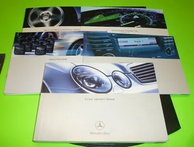 2003 MERCEDES E320 E500 Owners Manual SET GUIDE 03 E 320 500 55 AMG +CASE • $53.99