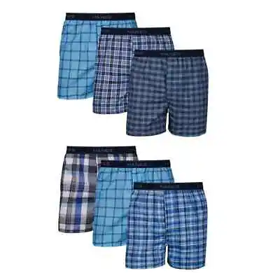 3 Hanes Mens Tagless Boxer With Exposed Waistband Multi-Packs Small-3X • $21.99