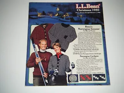 Vintage L.L. Bean Christmas 1985 Catalog Book • $24.99