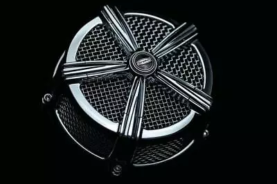 Kuryakyn Mach 2 Air Cleaner Black & Chrome UNIVERSAL APPLICATIONS BLK & CHROME • $264.95