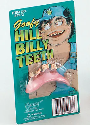 £8 • Buy Hill Billy Fancy Dress Goofy False Teeth