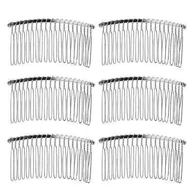 10 Pieces Hair Comb Clip Metal Wire Hair Combs Wedding Veil Combs 20 Teeth Si... • $17.02