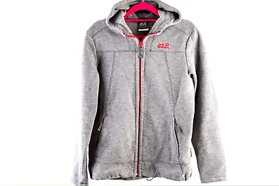 Jack Wolfskin Men's Hoodie Mid Weight - Grey - 44  (Sizes In Listing) (500) • £25