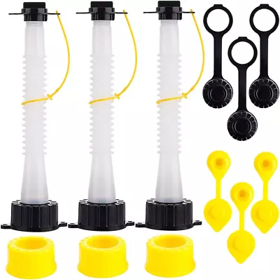 Gas Can Spout Replacement Improved Design Flexible Pour Nozzle Kit With Gasket • $16.11