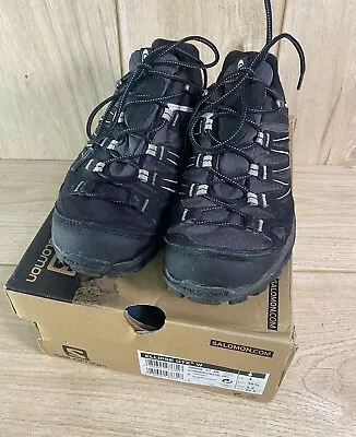Salomon Ellipse GTX Gore-Tex Trail Running Hiking Shoes Grey Size UK 4 • £27.95