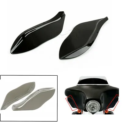 Motorcycle Side Batwing Fairing Wind Air Deflector Fit For Harley Electra Glide • $17.98