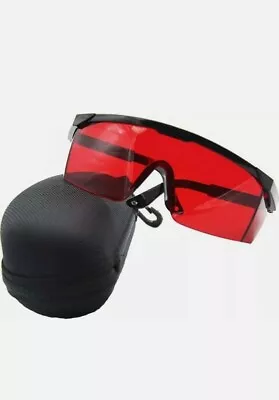 Laser Safety Glasses With Adjustable Temple Laser Eye Protecti.. And Case • £7.50