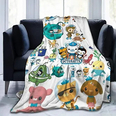 Octonauts Ultra-Soft Micro Fleece Blanket Super Soft Plush Fuzzy Bed Throw Micro • £28.90