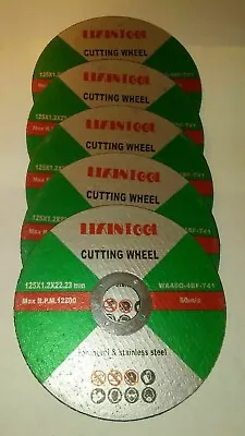 5 Cut Off Wheel - Stainless Steel & Metal Thin Cutting Discs 5  X 3/64  X 7/8   • $7.69