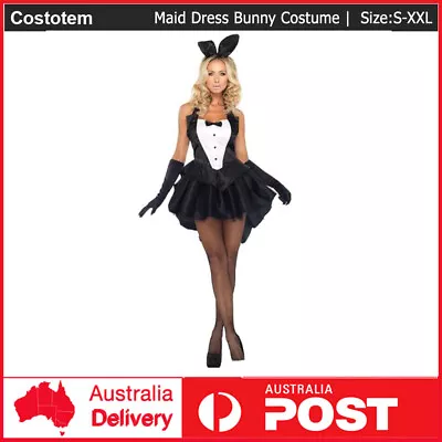 Sexy Women Lingerie Maid Outfit Fancy Dress Easter Bunny Rabbit Cosplay Costume • $31.25