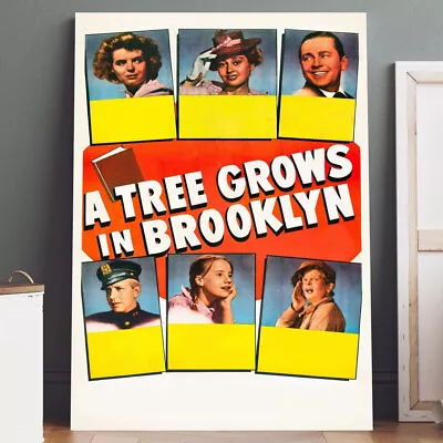 Canvas Print: A Tree Grows In Brooklyn Movie Poster Wall Art • $24.95