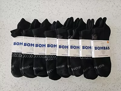 Bombas Socks Unisex Ankle Size Large (Men's 9-13 Women's 10.5-13) 8 Pairs • $30.96