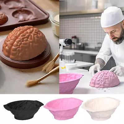 Brain Cake Mold DIY Silicone Mold For Cake Decoration Baking Tools Creative Mold • $12.46