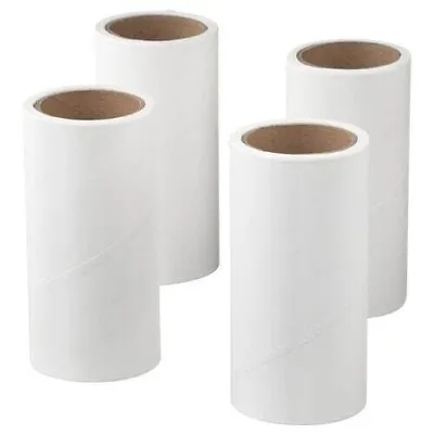 4x Lint Roller For Clothes Sticky Hair Remover Refills Carpet Dog Cat Fluff Fur • £8.87