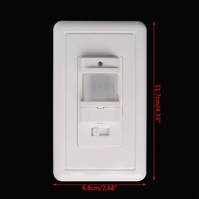 Motion Sensor Smart Light Switch PIR Infrared Motion Activated Wall Switch • $14.49