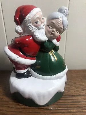 Vintage Hand Painted Ceramic Santa/Mrs. Claus Figurine 6.5  • $10