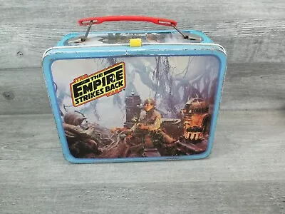Vintage 1980 - Star Wars Empire Strikes Back Metal Lunch Box No Thermos • $39.95