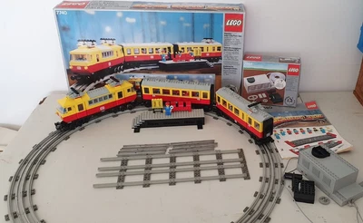 £357.86 • Buy Vintage Lego 7740 Inter-City Passenger Train Set Incomplete 12v 7864 Controller
