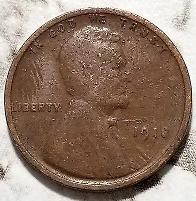 1918 P Philadelphia U.S. Lincoln Wheat Penny Free S&H BIN252 • $1.49