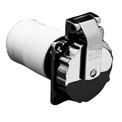 6371EL-B Marinco 6371EL-B 50Amp/125V Stainless Steel Inlet • $161.38