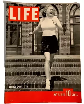 LIFE Magazine STYLE INDUSTRY CIGARETTE Vintage Volume 4 #19 May Issue 1938 1930s • $17