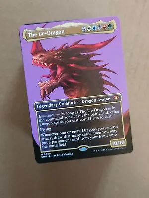 Custom Commander Deck ~ Dragons ~ The Ur-Dragon ~ 5-Color Dragon EDH Deck • $137.99