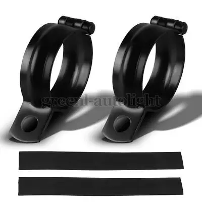 2X Motorcycle Fork Clamp Tube Bar Turn Signal Light Mount Holder Bracket 37-50mm • $11.98