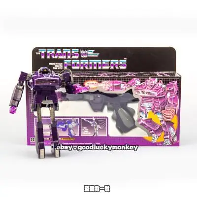 Transformers G1 Shockwave Shockblast Reissue 84 Action Figure Robot Collect Gift • $69.97