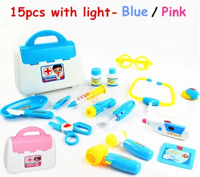 Pretend Kids Doctor Nurse Medical Case Role Play Set Gift Toy Educational Kit  • $21.99