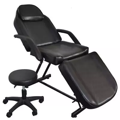 Massage Salon Bed Reclining Spa Tattoo Beauty Bed Table Chair Adjustable Stool • $169.99