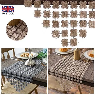 Dustproof Modern Simple Table Runner Multifunction For Wedding Dining Room Home • £11.99